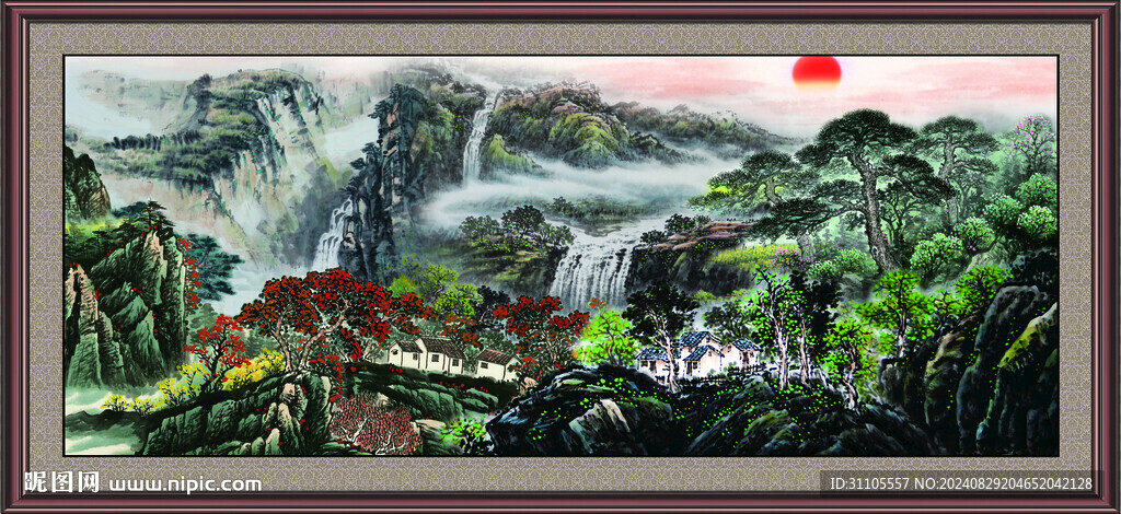 风水画 