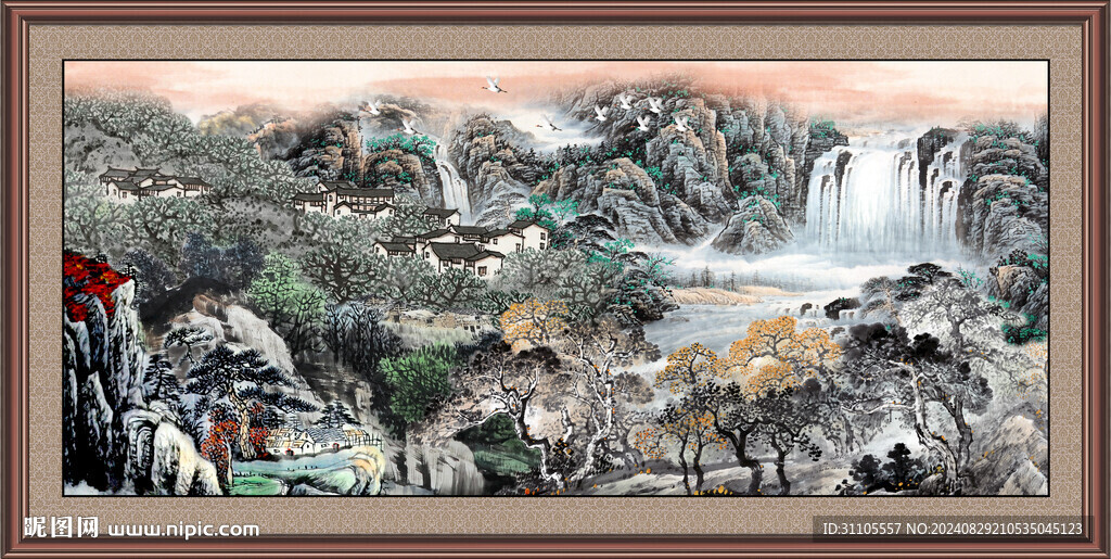 风水画 
