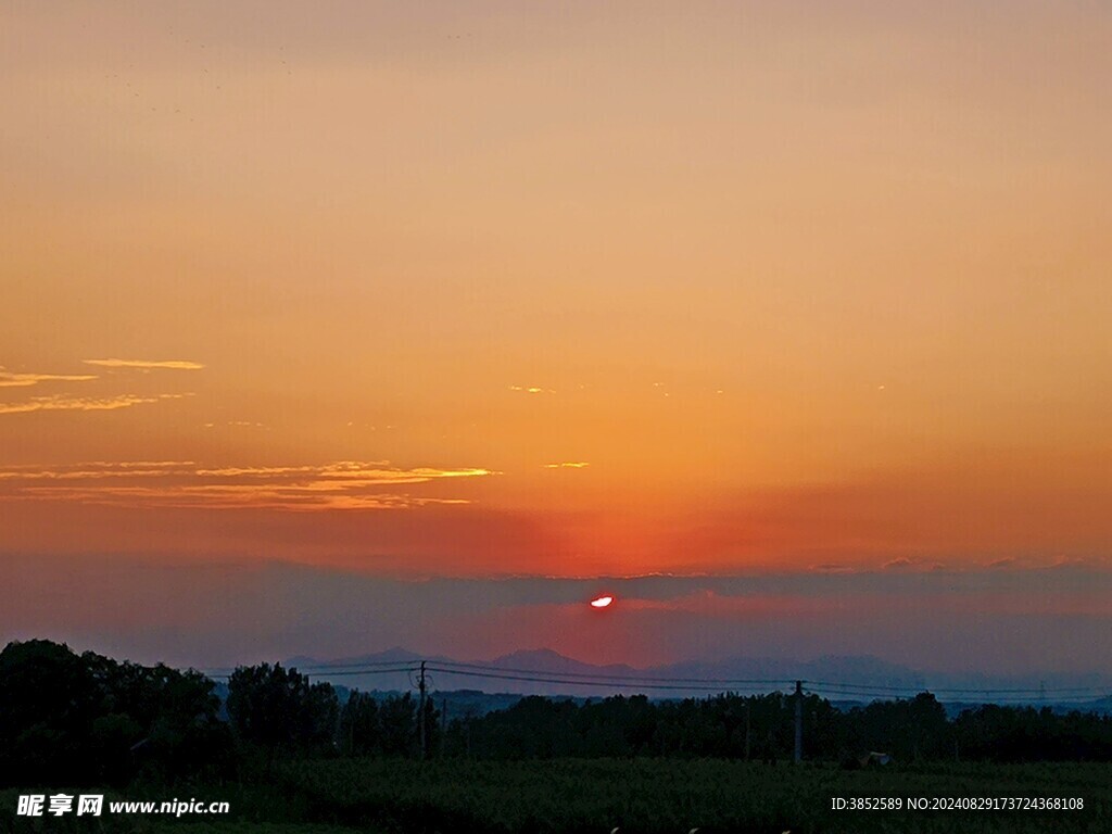 夕阳余晖