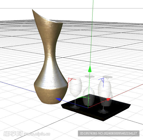 C4D模型 酒壶