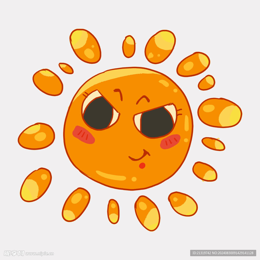 卡通太阳