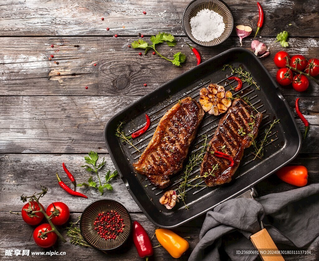 煎牛排