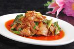 青葱炒回锅肉