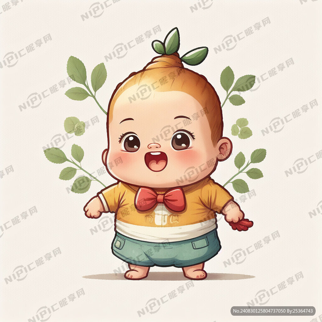 生姜宝宝卡通形象设计