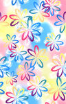 扎染乱花