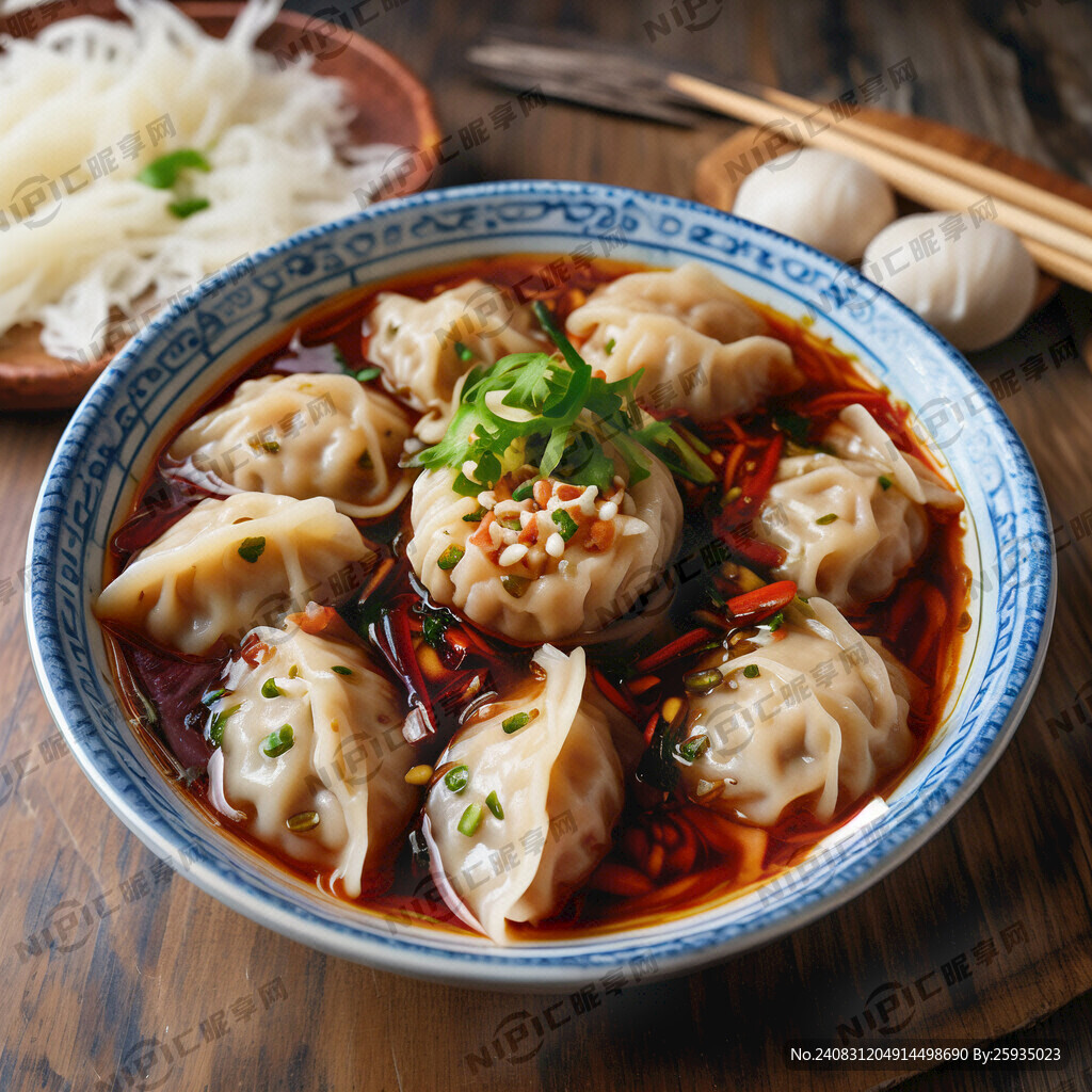 AI创作图酸辣汤饺nipic.com-昵图网