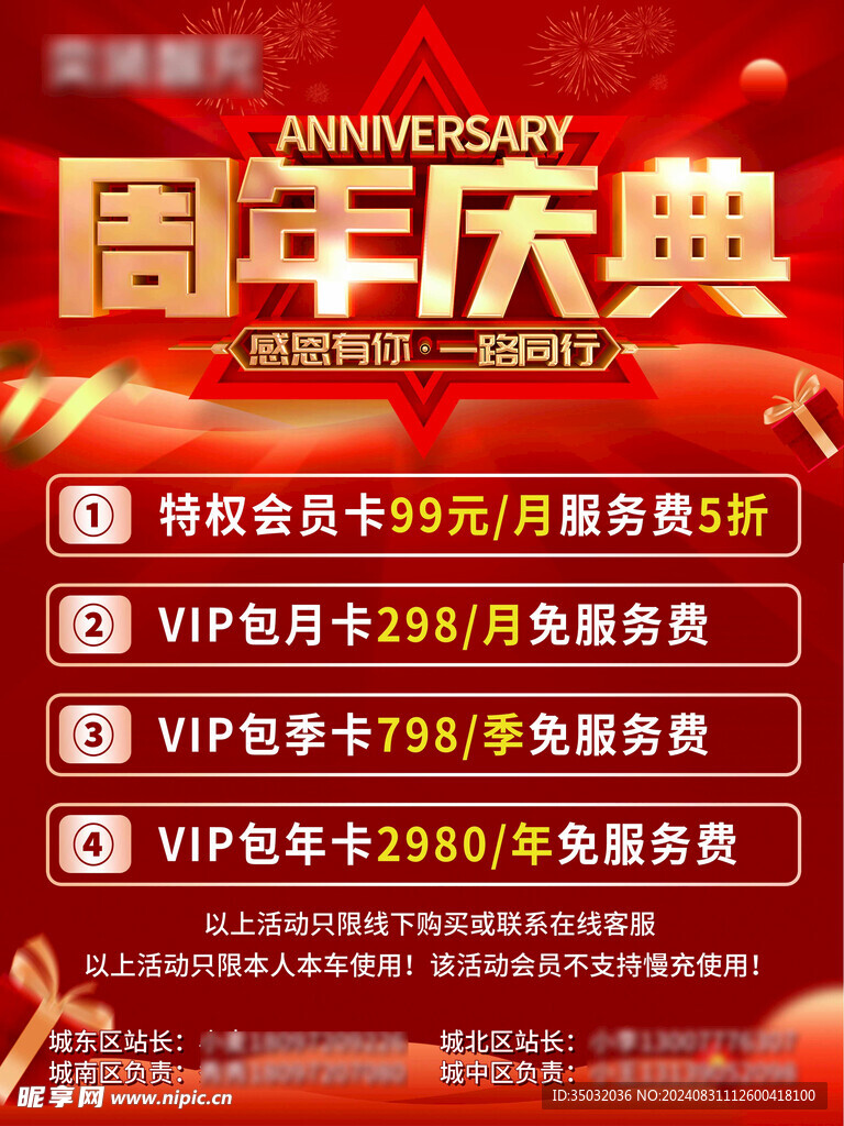 周年庆典海报