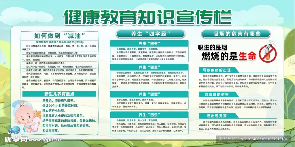 健康教育知识宣传栏