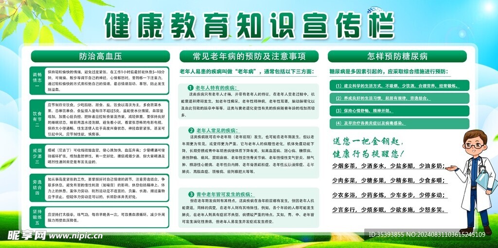 健康教育知识宣传栏