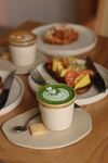 抹茶拿铁咖啡
