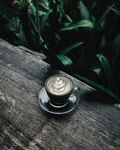 抹茶拿铁拉花