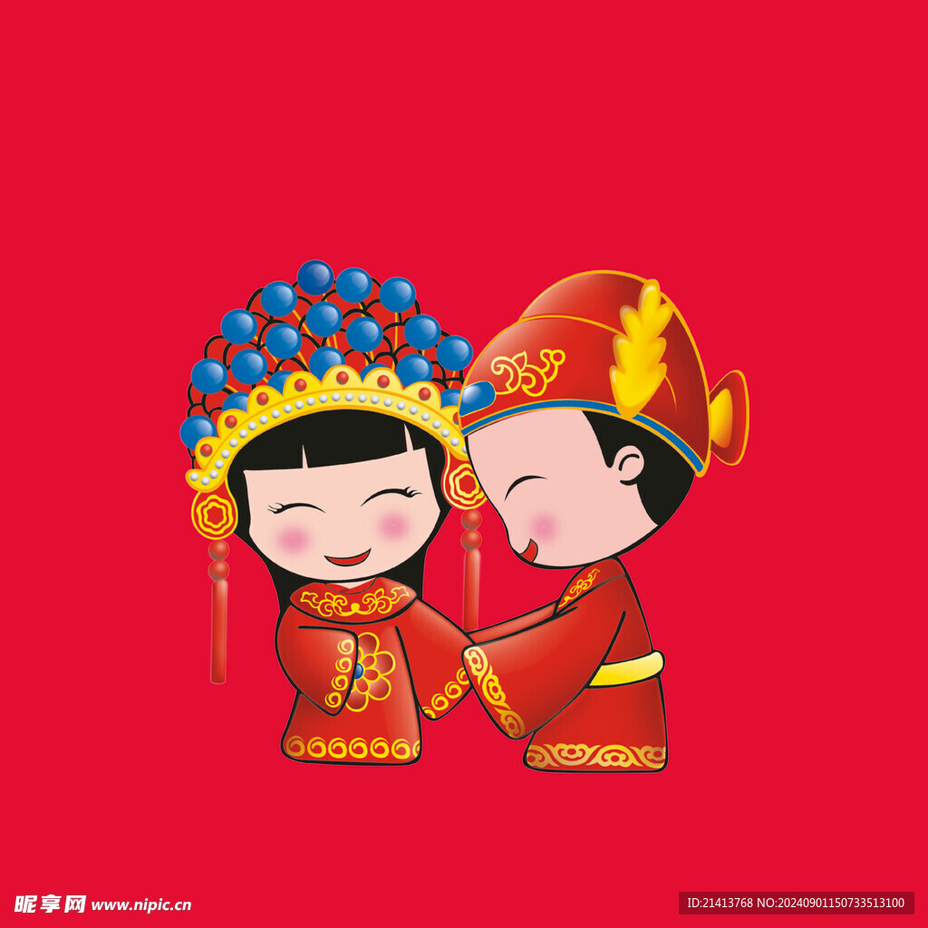 手绘情侣恋人