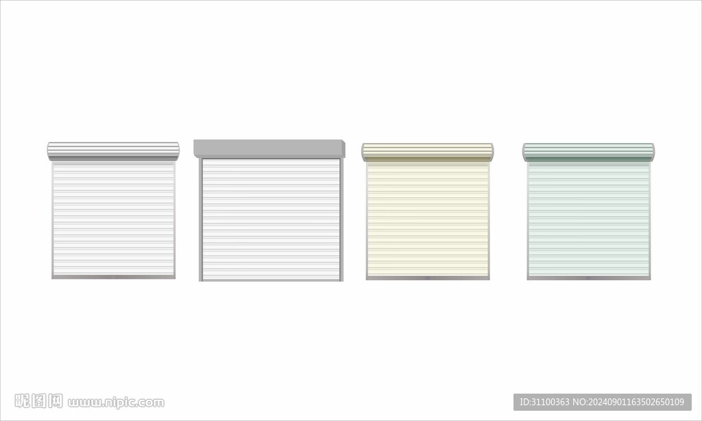 不锈钢卷帘门效果图