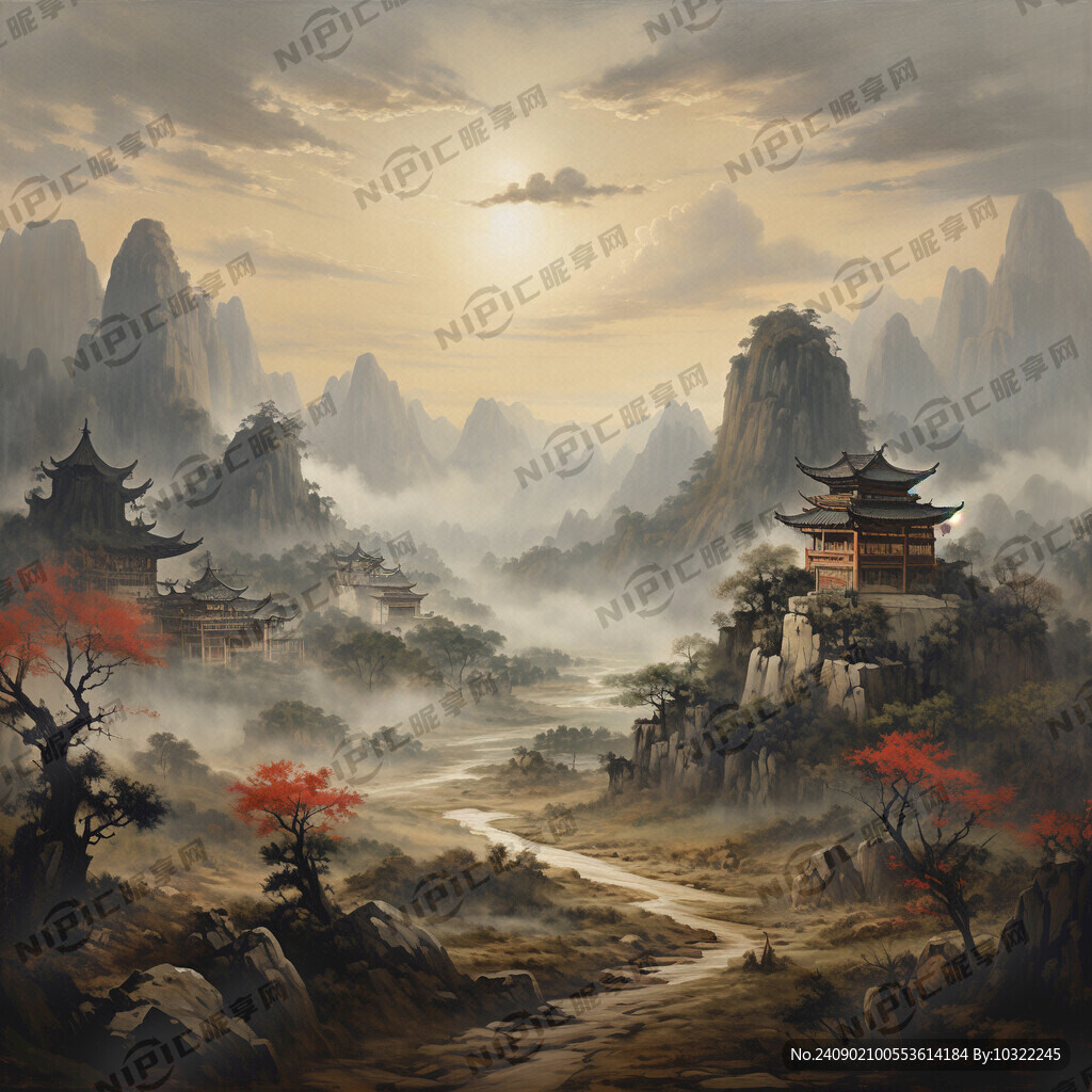 背景   油画   意境