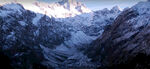 新西兰南岛雪山风景