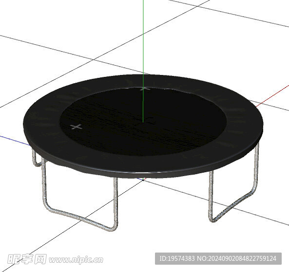 C4D模型 蹦床