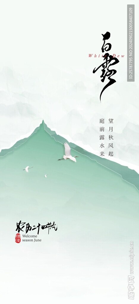 白露海报