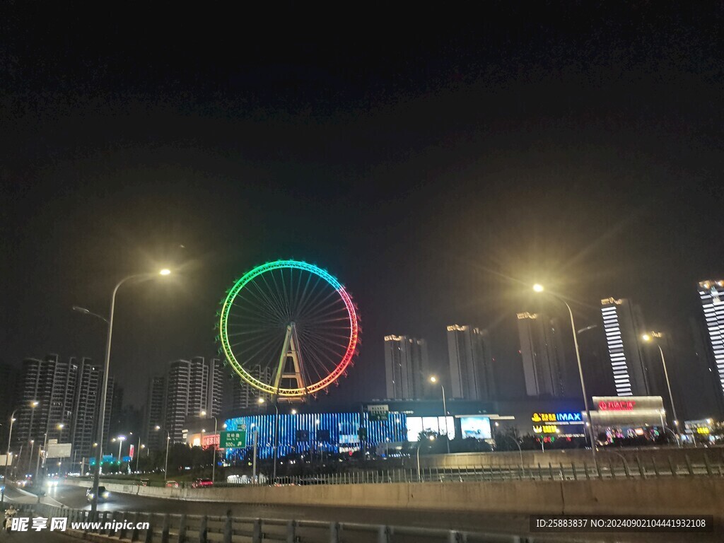 夜景摩天轮