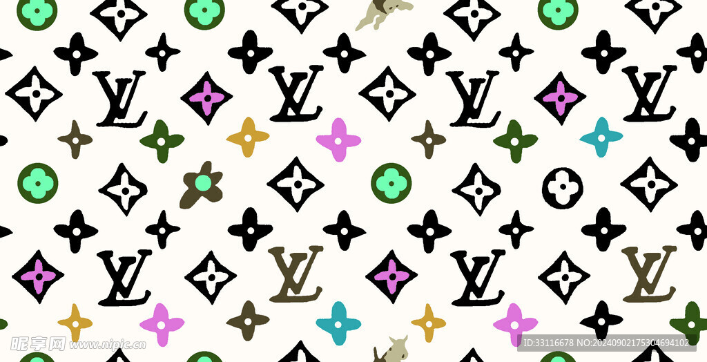 大牌字母 LV 