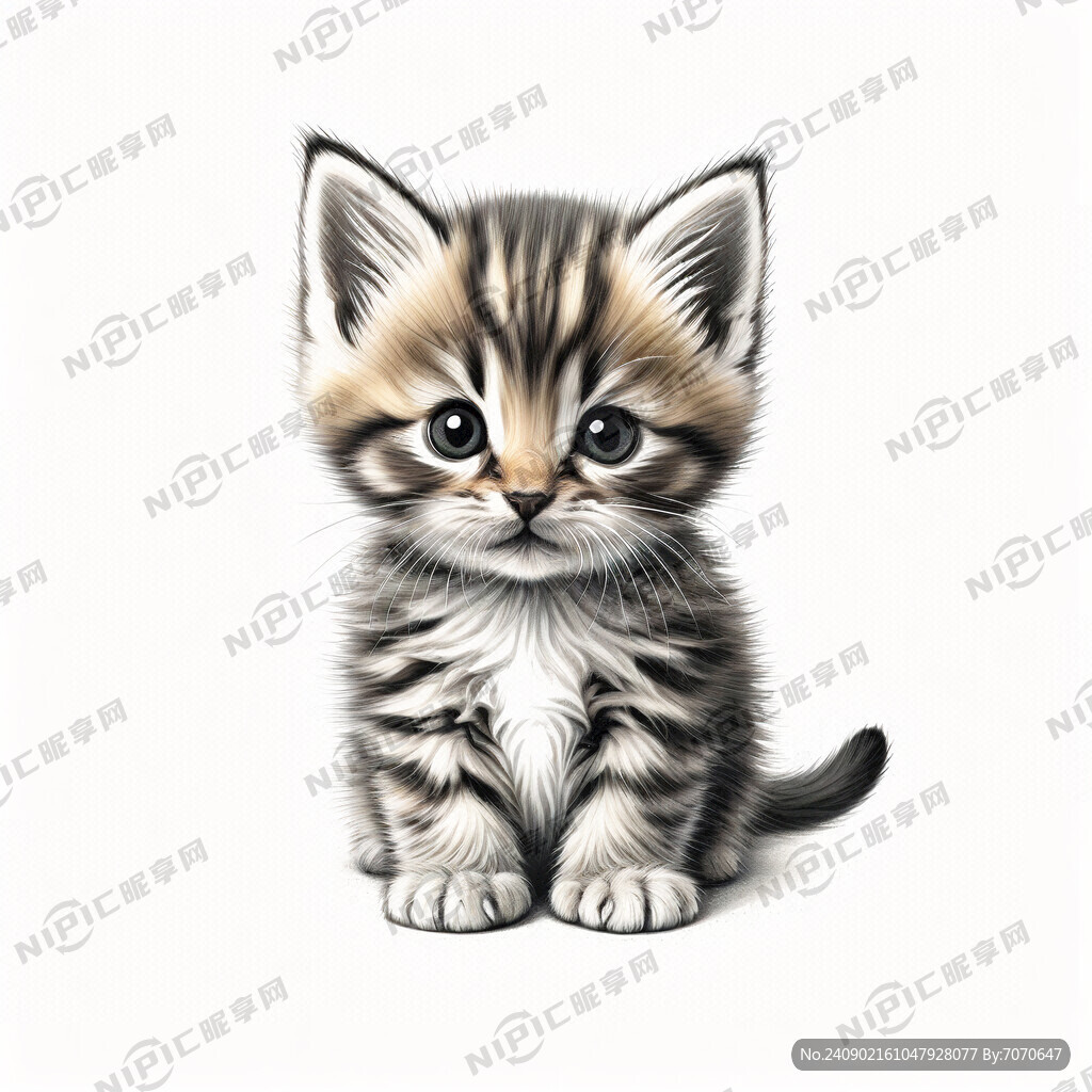 简笔画小猫咪