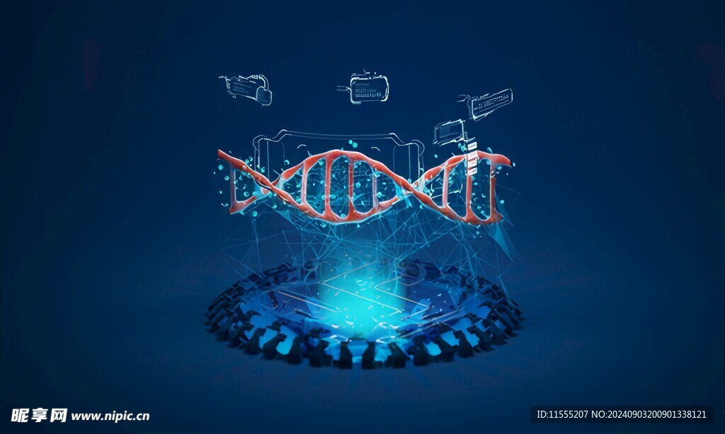 医疗DNA技术数字未来高科技