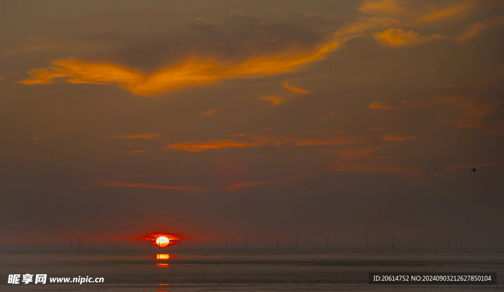 海上日出