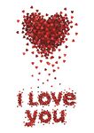 Iloveyou红色爱心