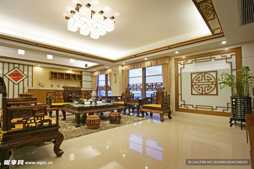 客厅房间装修摄影图__室内摄影_建筑园林_摄影图库_昵图网