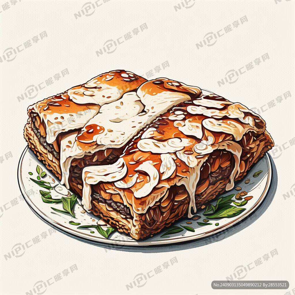俄式大列巴简笔画