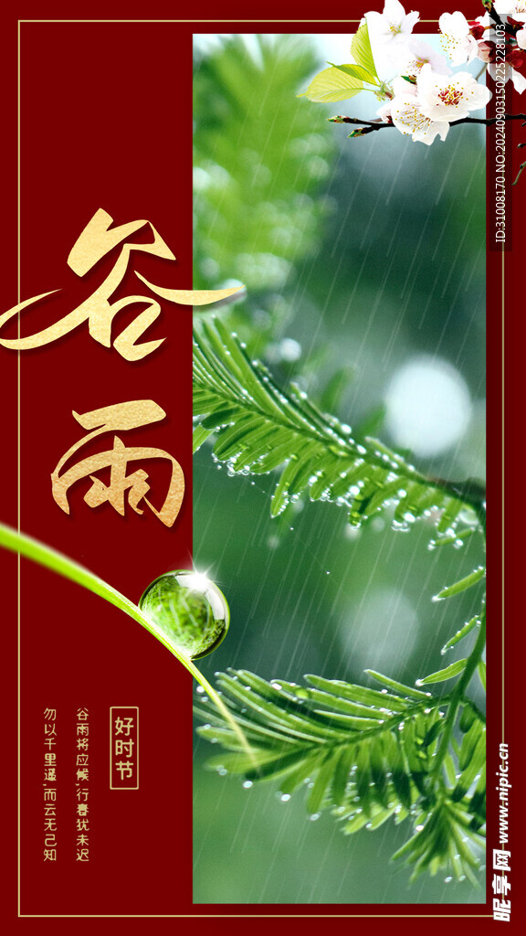 谷雨海报