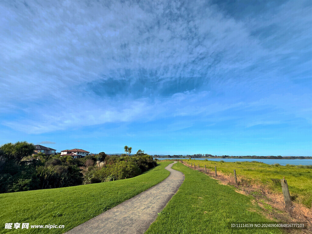 奥克兰海边小镇风景