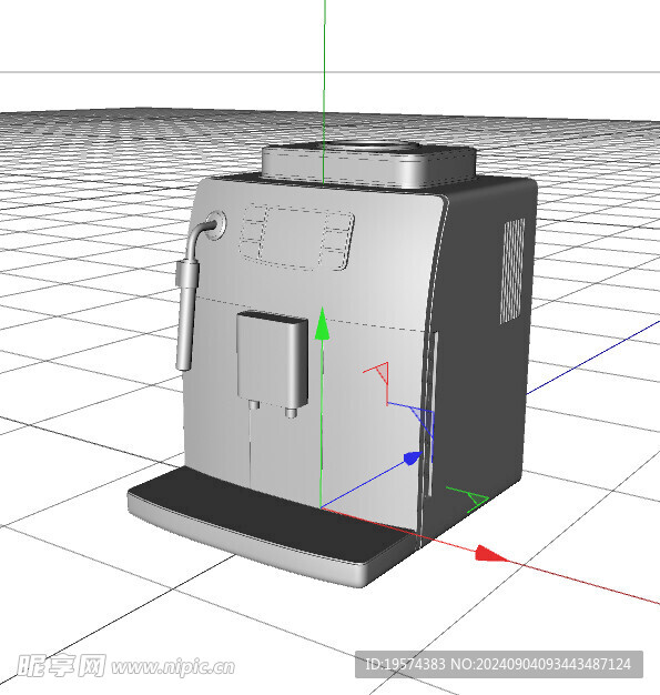 C4D模型 咖啡机