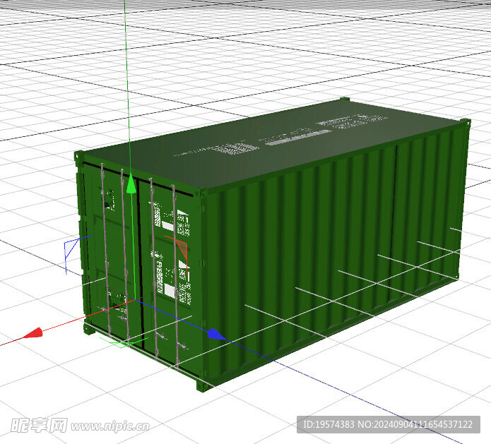 C4D模型 集装箱