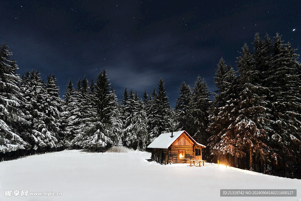 雪景小屋