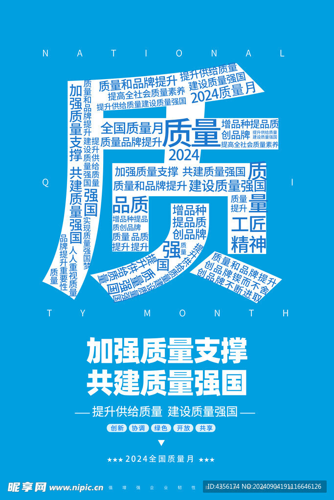 2024全国质量月海报