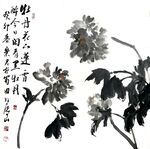 牡丹水墨