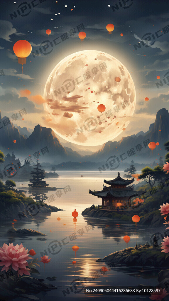 中秋 赏月