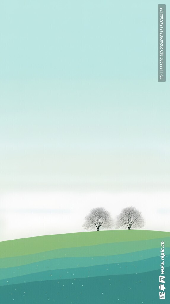 户外景色草地蓝天白云背景图