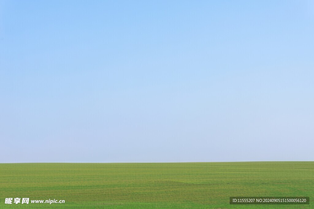 户外景色草地蓝天白云背景图