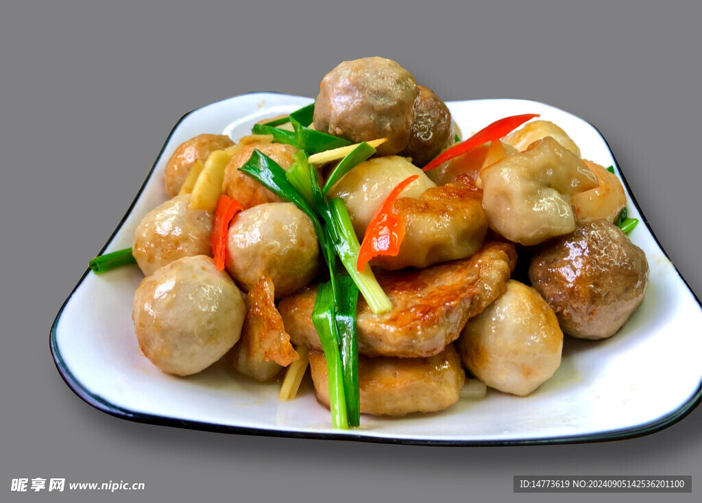 潮汕干煎肉丸肉饼