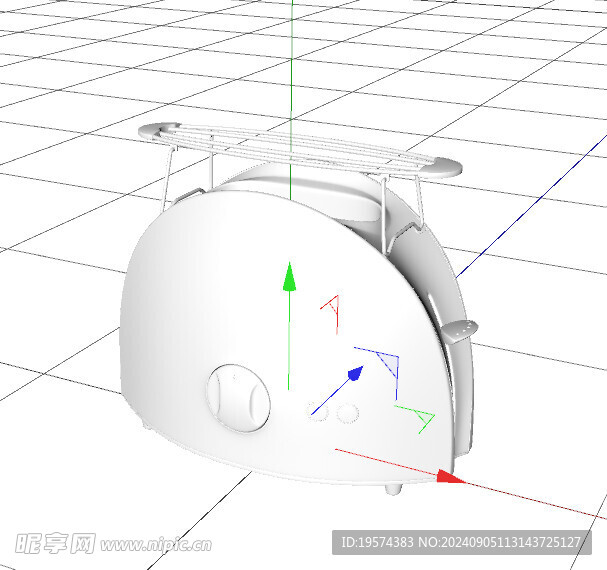 C4D模型 面包机