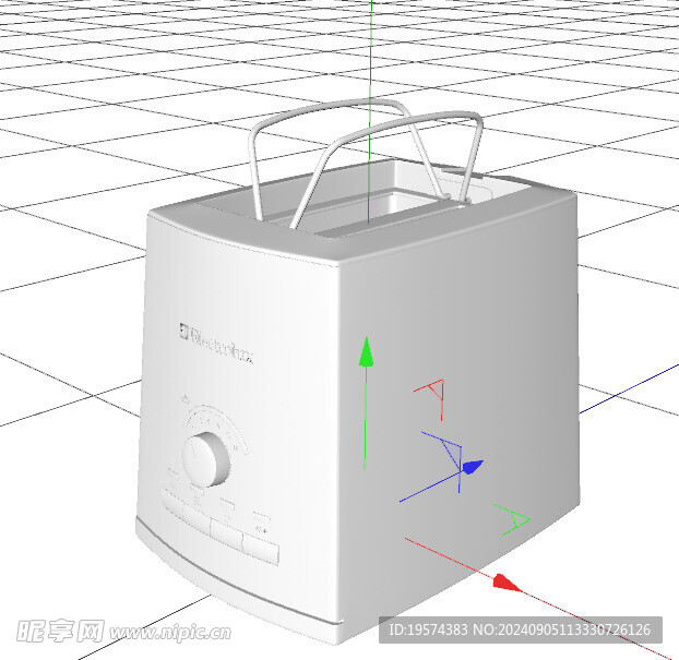 C4D模型 面包机