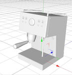 C4D模型 咖啡机