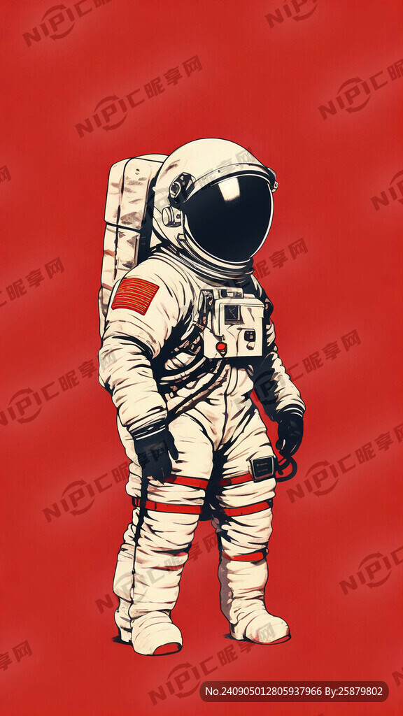 宇航员剪影