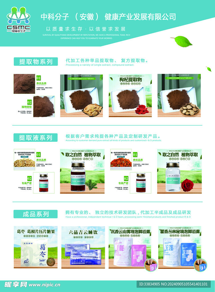中药彩页 单页