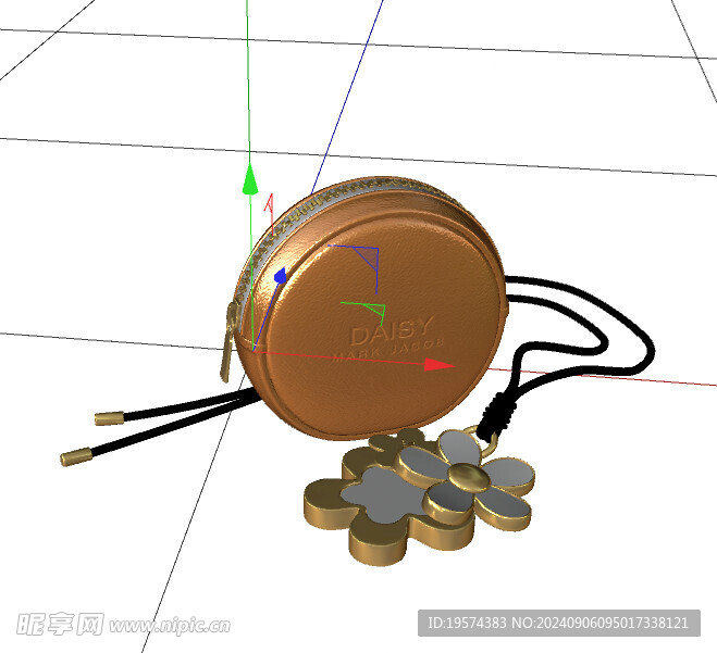 C4D模型 钱包