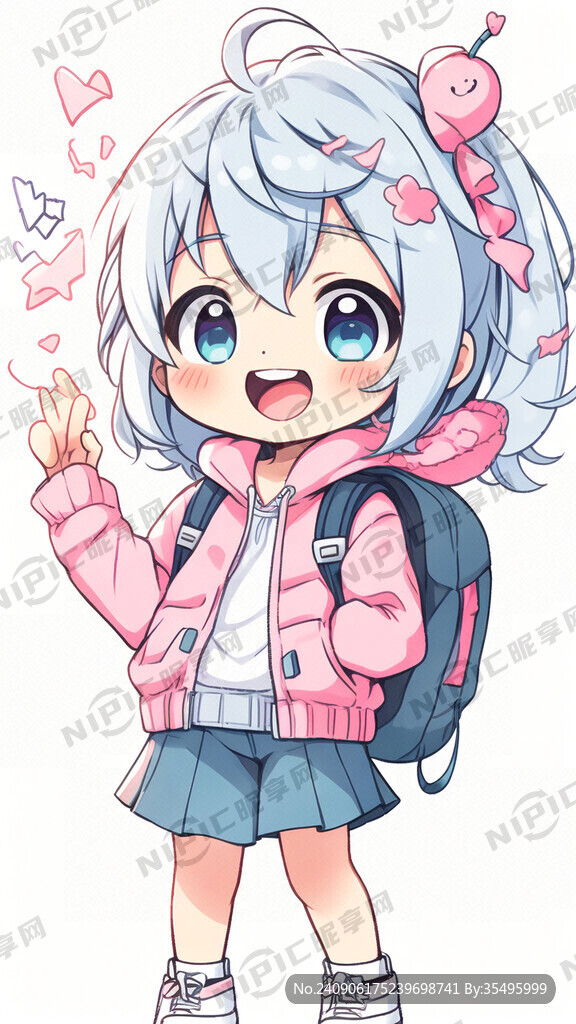 可爱 活泼 鲜明 动漫