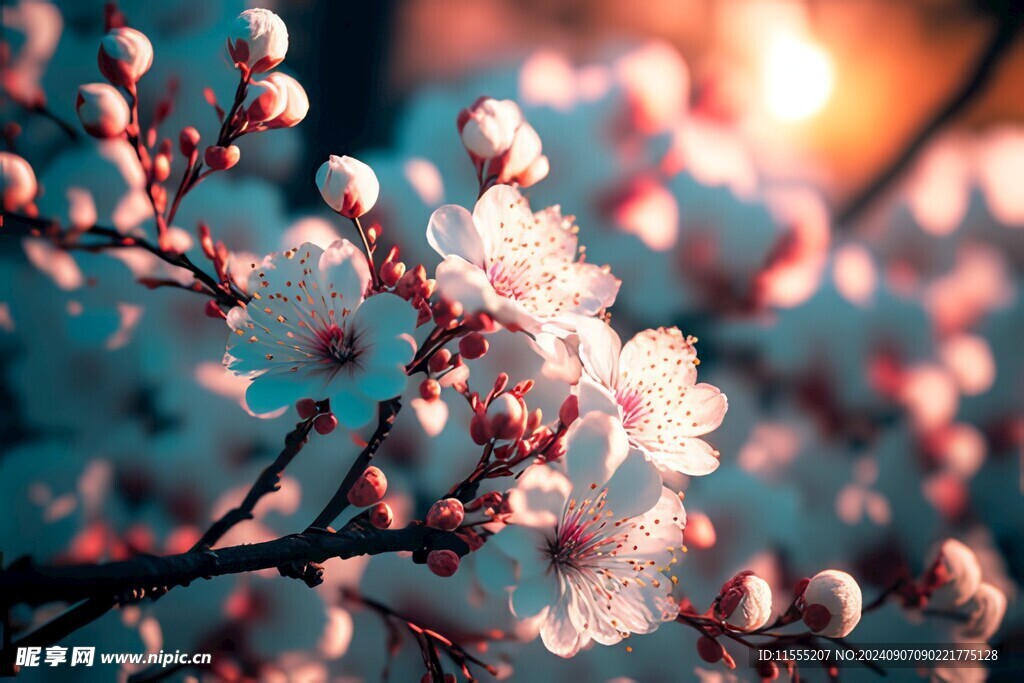 樱花梅花花瓣图片