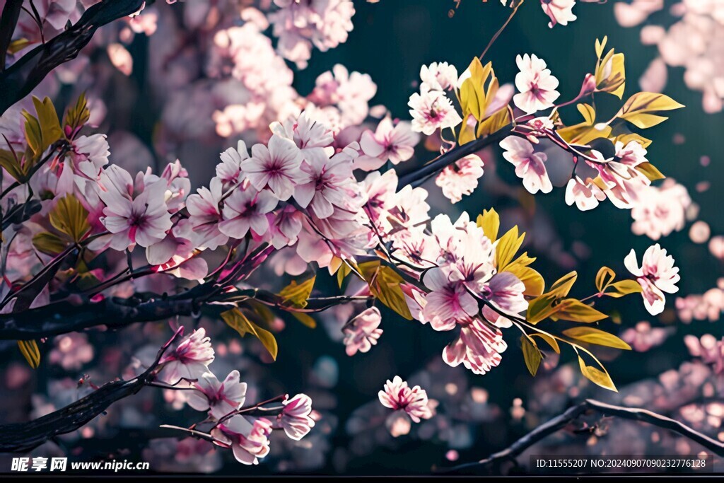 樱花梅花花瓣图片