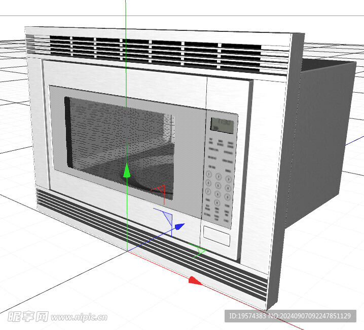 C4D模型 烤箱